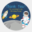 Buscar astronauta pegatinas Fiesta de cumpleaños