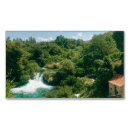 Buscar parque nacional tarjetas de visita Cascada