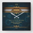 Buscar engranajes del steampunk relojes de pared Latón