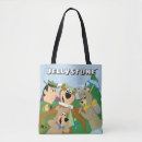 Buscar enmarcadas bolsos Escena de jellystone park