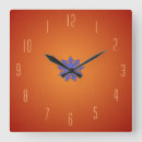 Buscar naranja quemado relojes de pared General y unisex