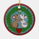 Buscar muérdago adornos Ornamento del navidad