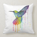 Buscar pinturas del colibrí cojines Pájaro