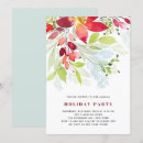 Buscar roja invitaciones de navidad Acuarela