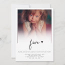 Buscar 5 invitaciones de cumpleaños Minimalista