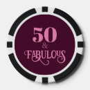 Buscar cumpleaños 50 poker fichas Para ella