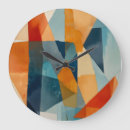 Buscar formas geométricas relojes de pared Naranja