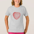 Buscar corazón rojo brillante camisetas Amor