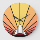 Buscar amanecer relojes de pared Retro