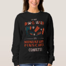 Buscar pinscher miniatura sudaderas Divertido