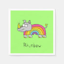 Buscar rinoceronte servilletas Adorable