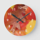 Buscar autumn relojes de pared Watercolor