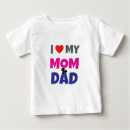 Buscar amo a mi mamá bebe camisetas Amor