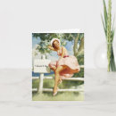 Buscar pinup tarjetas Vintage