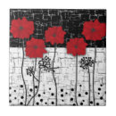 Buscar amapolas blancas azulejos Flores