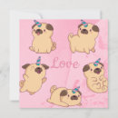 Buscar pug valentine tarjetas Perro