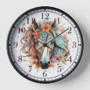 Buscar caballo relojes de pared General y unisex