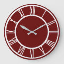 Buscar números rojos relojes de pared Foto