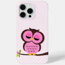 Buscar búho adorable iphone fundas Rosa