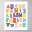 Buscar divertido del alfabeto posters Niños