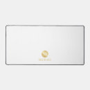 Buscar oro elegante alfombrillas de raton Dorado