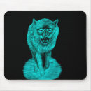 Buscar lobo negro alfombrillas de raton Salvaje