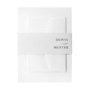 Buscar banda de invitación gris plateada cintas para invitaciones Minimalista