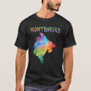 Buscar montenegro camisetas Colorido
