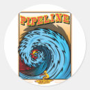 Buscar persona que practica surf pegatinas Ondas