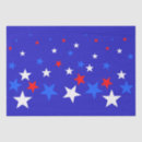Buscar rojo azul y blanco papel de seda Estrellas