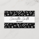 Buscar coro tarjetas de visita Músico