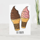 Buscar cono de helado tarjetas Dulce