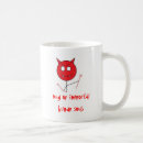 Buscar diablo rojo tazas Demonio