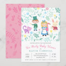 Buscar fiesta del té invitaciones Sombrerero loco
