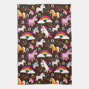 Buscar unicornio lindo paños de cocina Animal