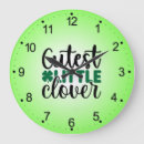 Buscar clover relojes de pared Verde