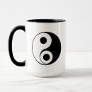 Buscar yin yang tazas Blanco y negro