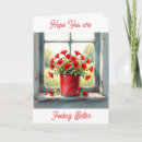 Buscar amapolas rojas tarjetas Flores