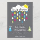 Buscar nube de lluvia invitaciones Chica