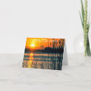 Buscar puestas del sol tarjetas Lago
