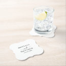 Buscar boda posavasos Negro y blanco