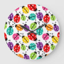 Buscar encanto relojes de pared Rojo