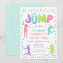Buscar el saltar invitaciones Fiesta de trampolín