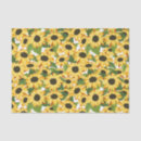 Buscar girasoles papel de seda Amarillo