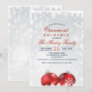 Buscar intercambio del ornamento invitaciones Del partido de navidades