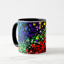 Buscar explosiones coloridas tazas Pintura