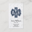 Buscar ambulancia tarjetas de visita Técnico médico de emergencia