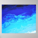 Buscar pintura abstracta azul posters Agua