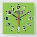 Buscar martillo relojes de pared Madera