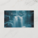 Buscar balneario del día tarjetas de visita Masaje